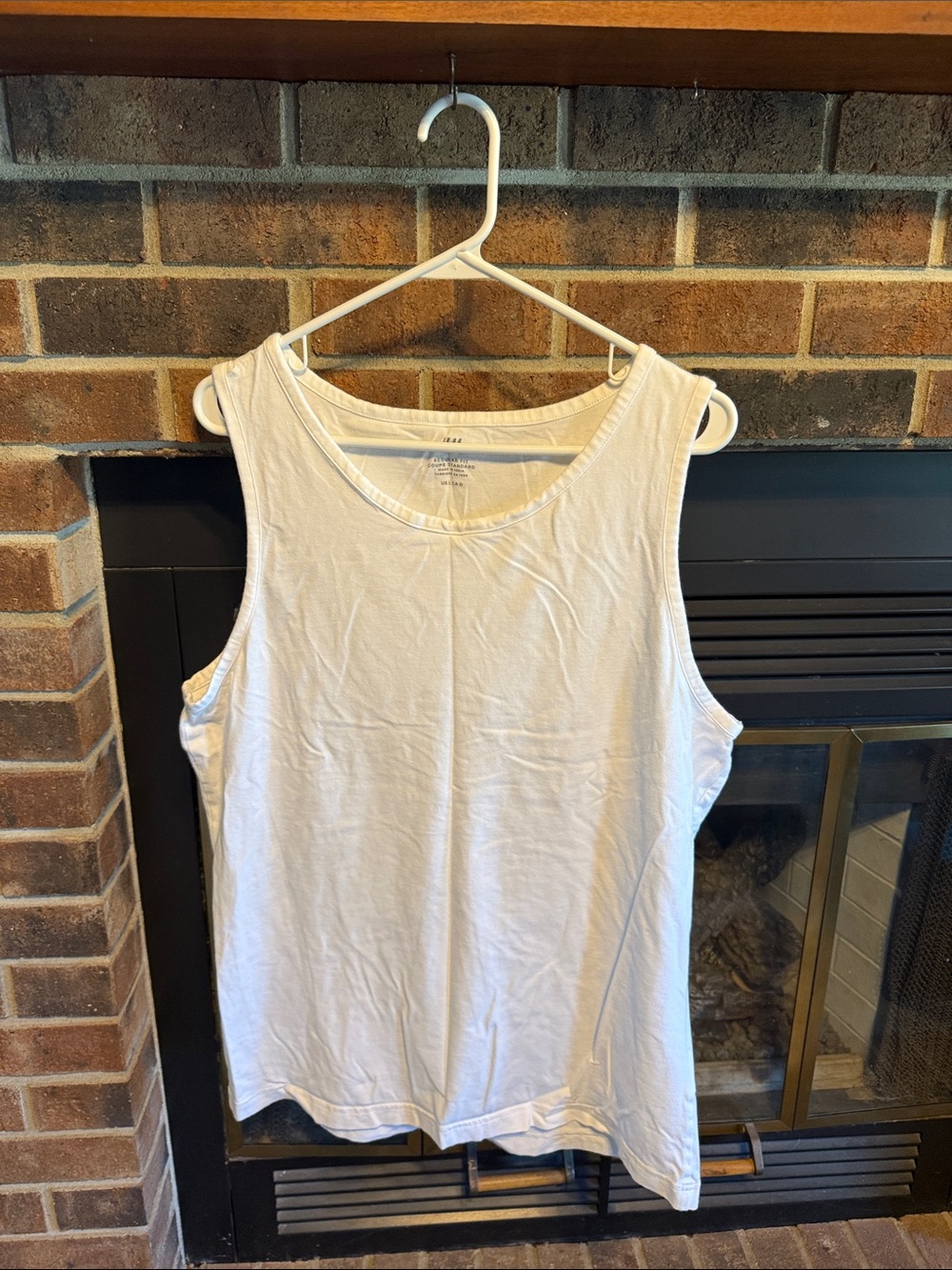 H&M White Scoop Neck Tank Top